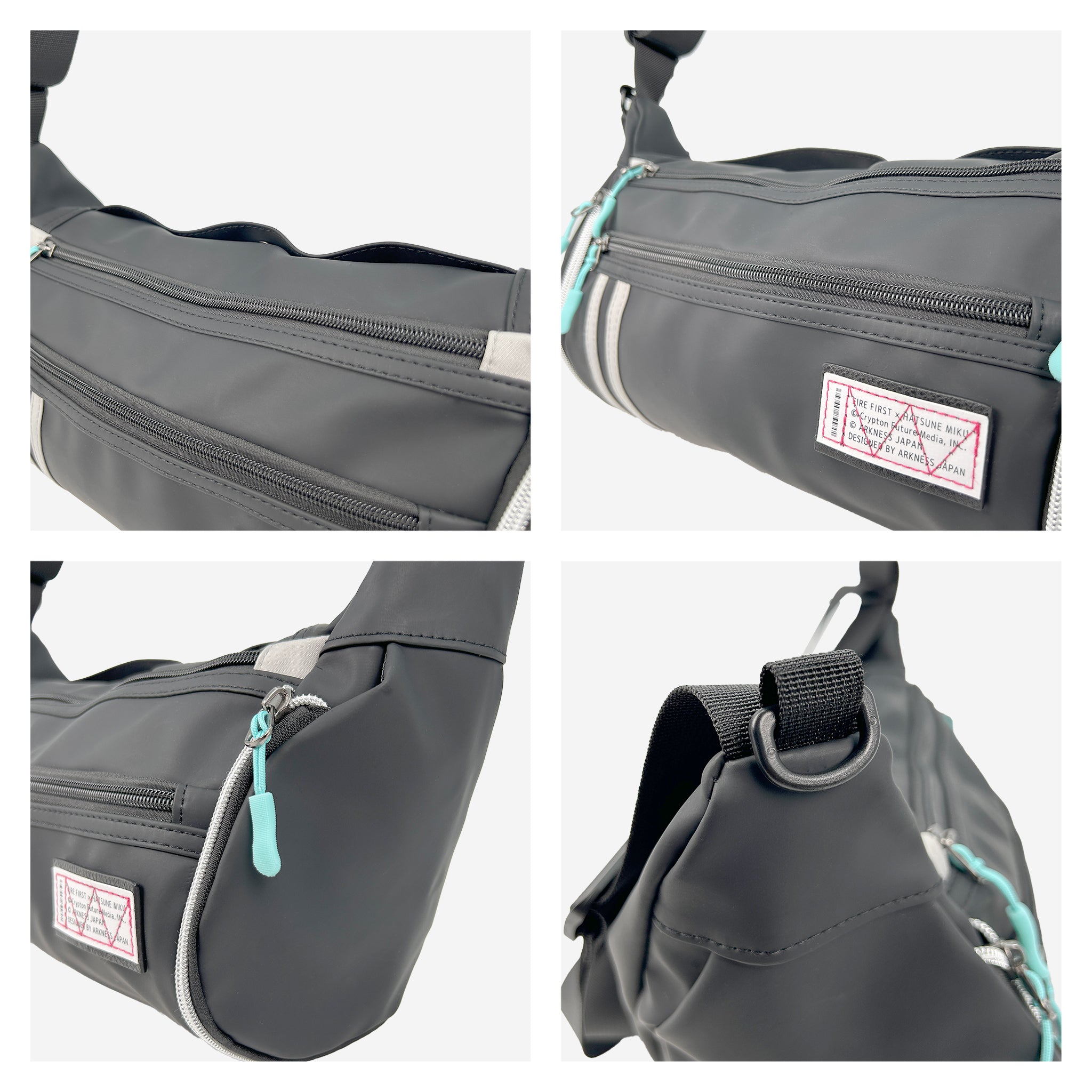 HMX-102 初音ミク FIRE FIRST コラボ ショルダーバッグ 8.4L ポーチ付