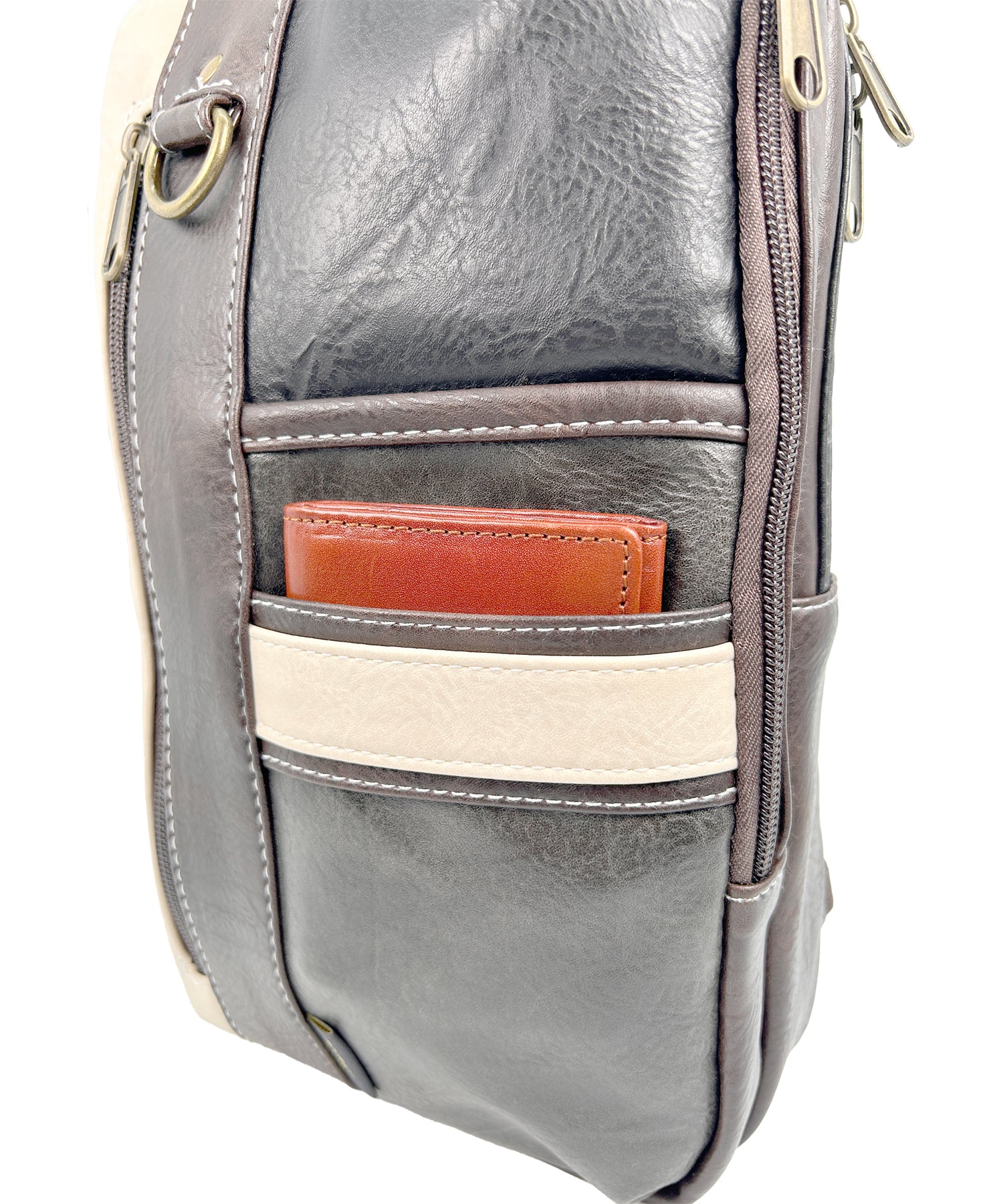 RPU-106　レザー風ボディバッグ